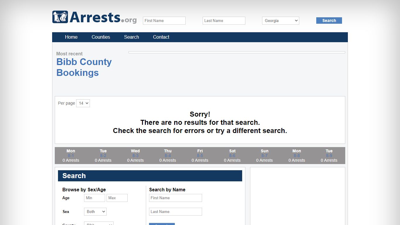 Bibb County Arrests and Inmate Search